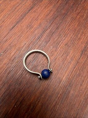 Jack Boyd silver and lapis ring